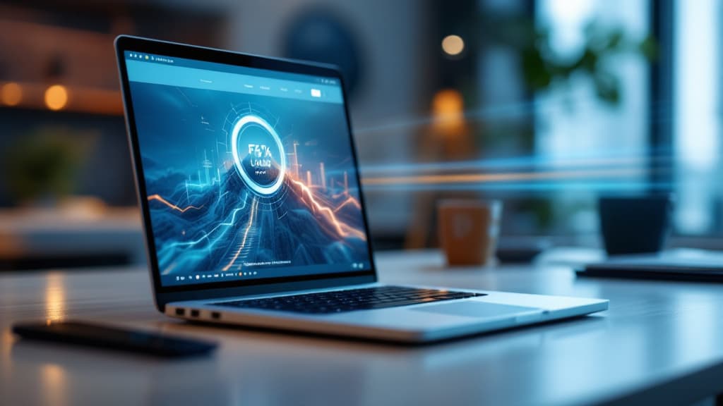Nouveautés CSS 2026 : un site vitrine qui se charge rapidement sur un ordinateur portable