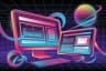 Rétrofuturisme web : l'esthétique années 80 fait son retour
