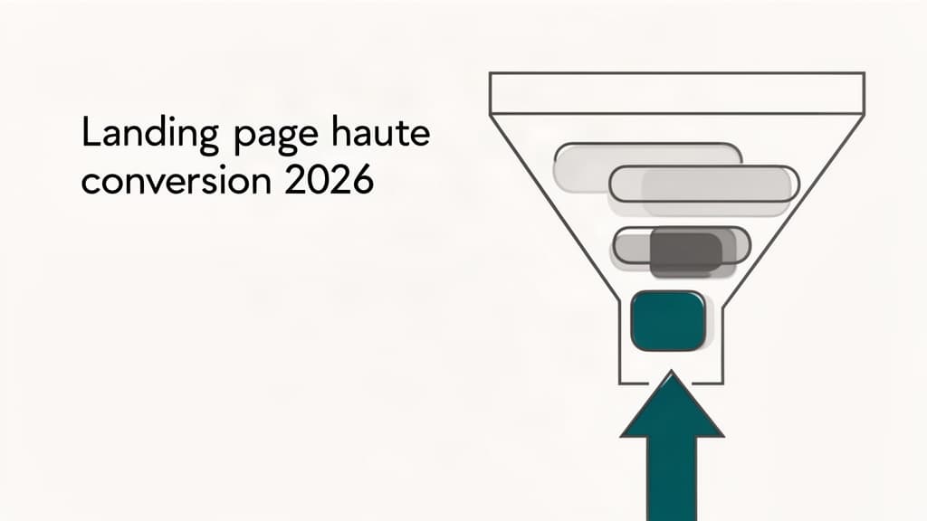 Landing page haute conversion 2026 : les 12 éléments essentiels