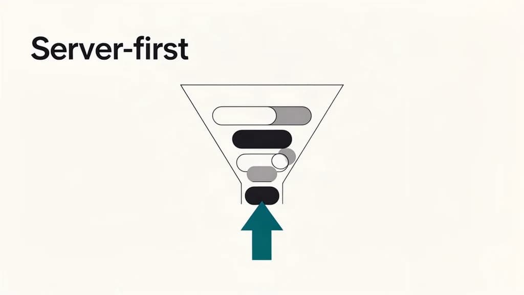 Server-first architecture